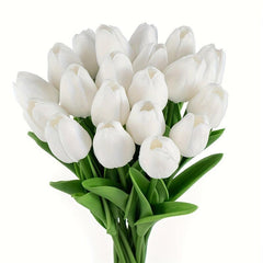 10 pcs Real Touch Tulip Flower Bouquets for Weddings Home Decor