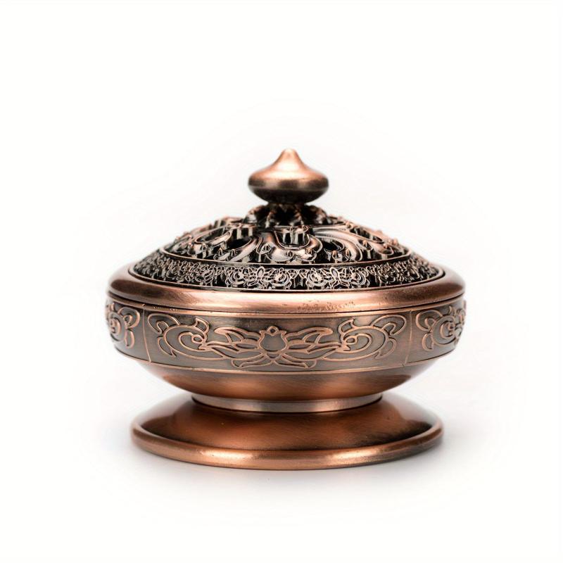 Nepalese Classical Metal Incense Burner Alloy Censer Cone Holder
