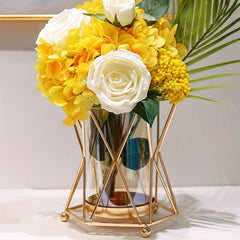 Iron Glass Vase Home Decoration Candlelight Dinner Props
