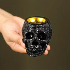 Gothic Hemp Skull Head Pour Over Fragrance Decoration for Halloween