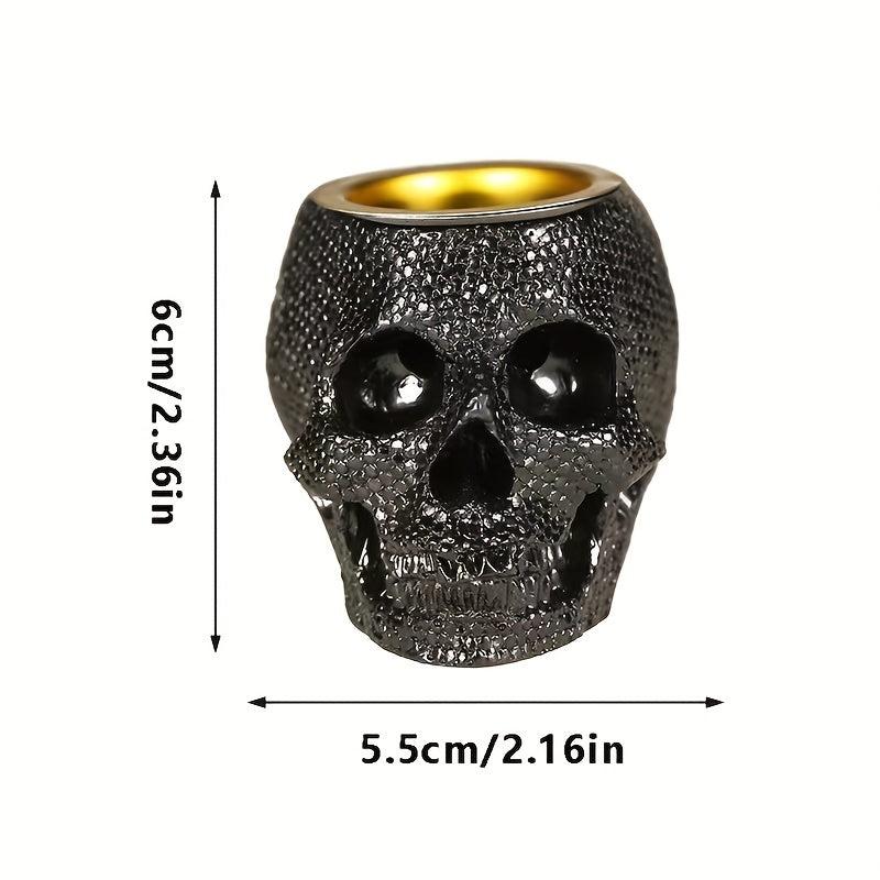 Gothic Hemp Skull Head Pour Over Fragrance Decoration for Halloween