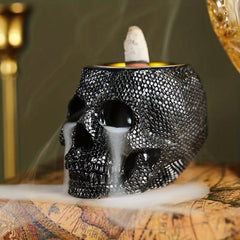 Gothic Hemp Skull Head Pour Over Fragrance Decoration for Halloween