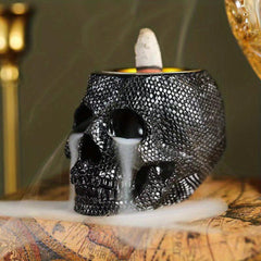 Gothic Hemp Skull Head Pour Over Fragrance Decoration for Halloween