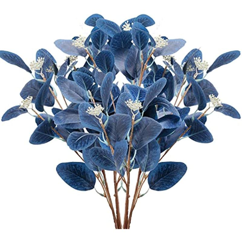 6pcs Eucalyptus Stems Greenery Seeds Home Kitchen Vase Party Decor