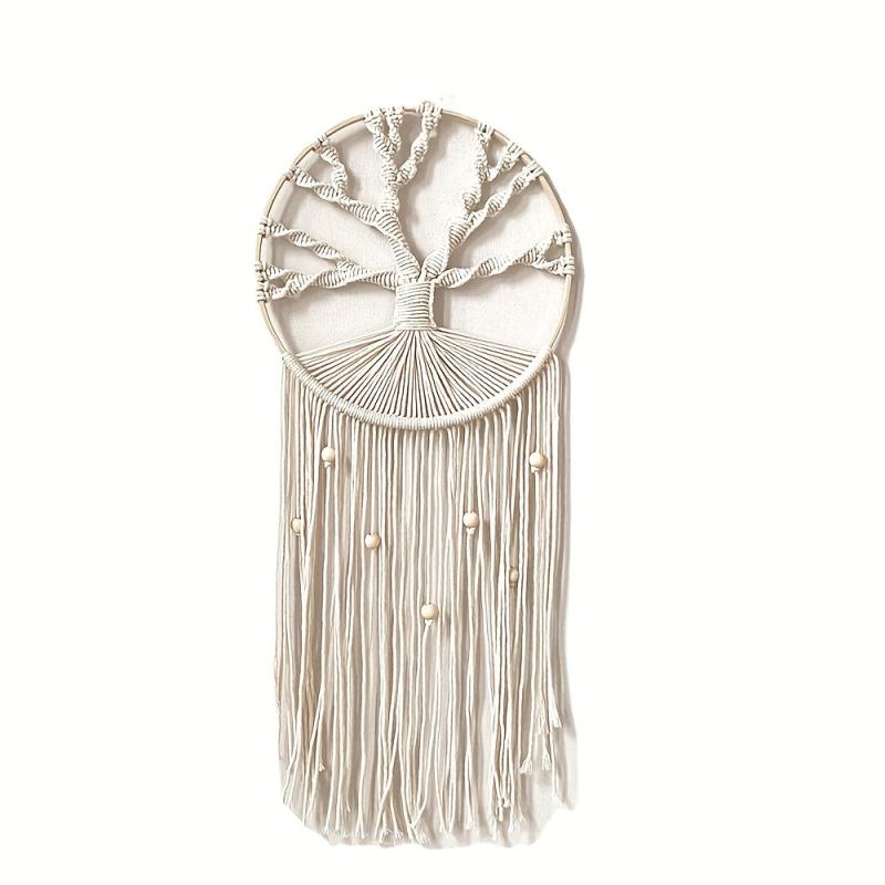 Tree Of Life Dream Catcher Tapestry Bohemian Hand Woven Wall Hanging