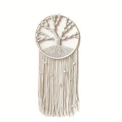 Tree Of Life Dream Catcher Tapestry Bohemian Hand Woven Wall Hanging
