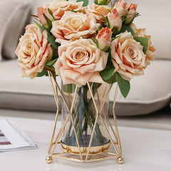 Geometric Clear Flower Vase Modern Home Decor
