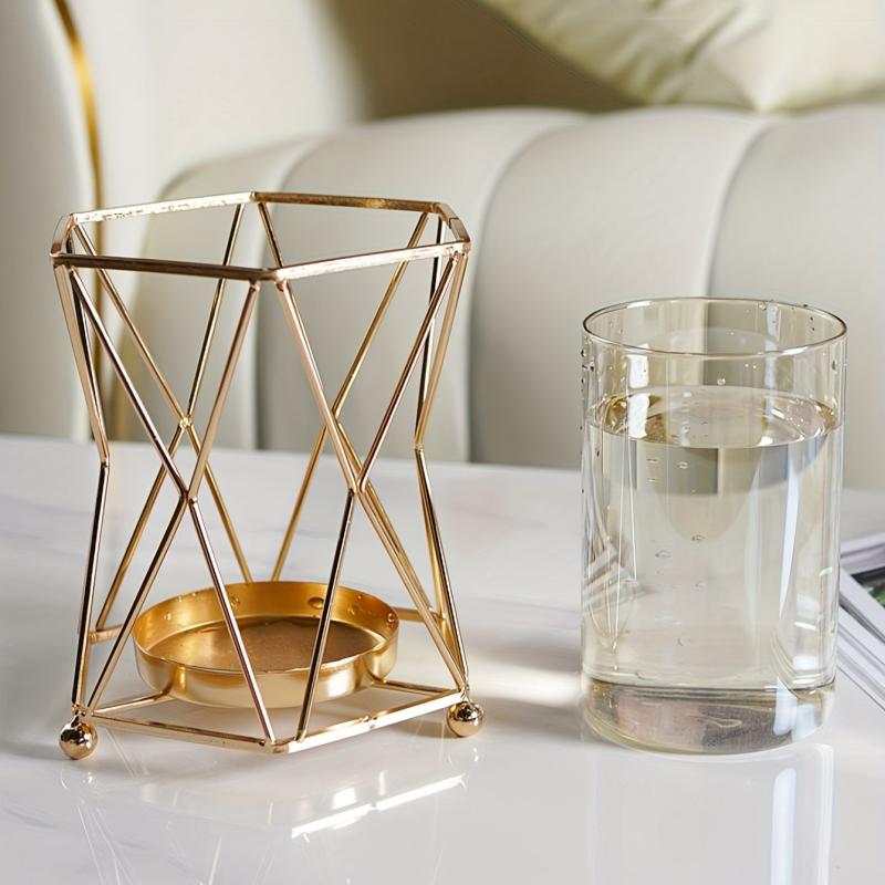 Geometric Clear Flower Vase Modern Home Decor