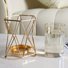 Geometric Clear Flower Vase Modern Home Decor