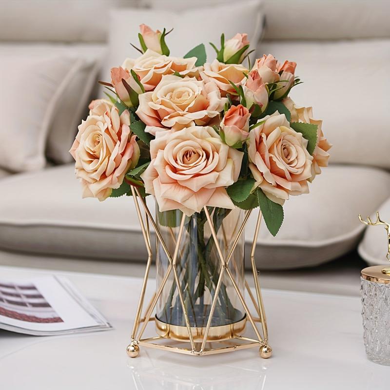 Geometric Clear Flower Vase Modern Home Decor