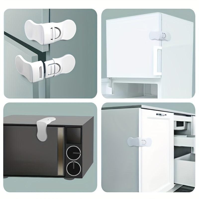 1pc Safety Strap Lock Safety Drawer Lock Hand Cabinet Drawer Locks