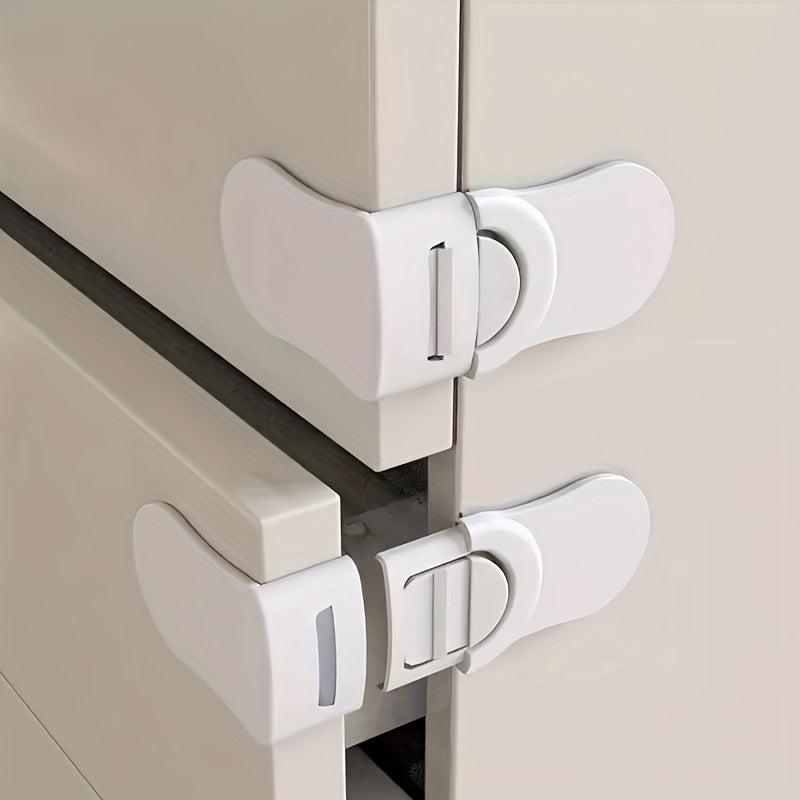 1pc Safety Strap Lock Safety Drawer Lock Hand Cabinet Drawer Locks