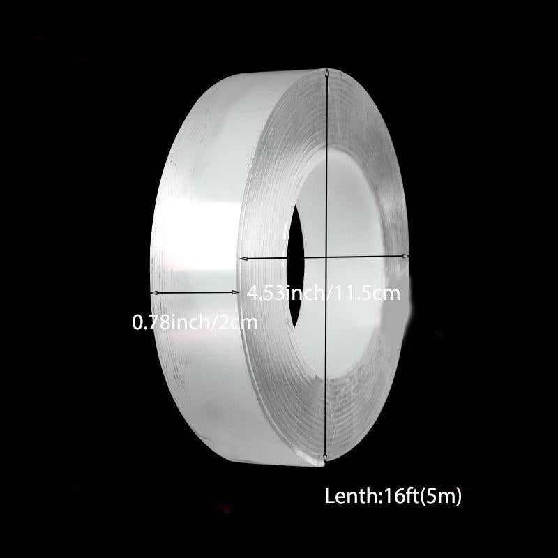 Transparent Nano Tape Washable Reusable Double Sided Adhesive