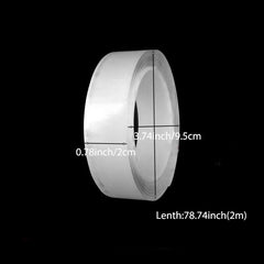 Transparent Nano Tape Washable Reusable Double Sided Adhesive