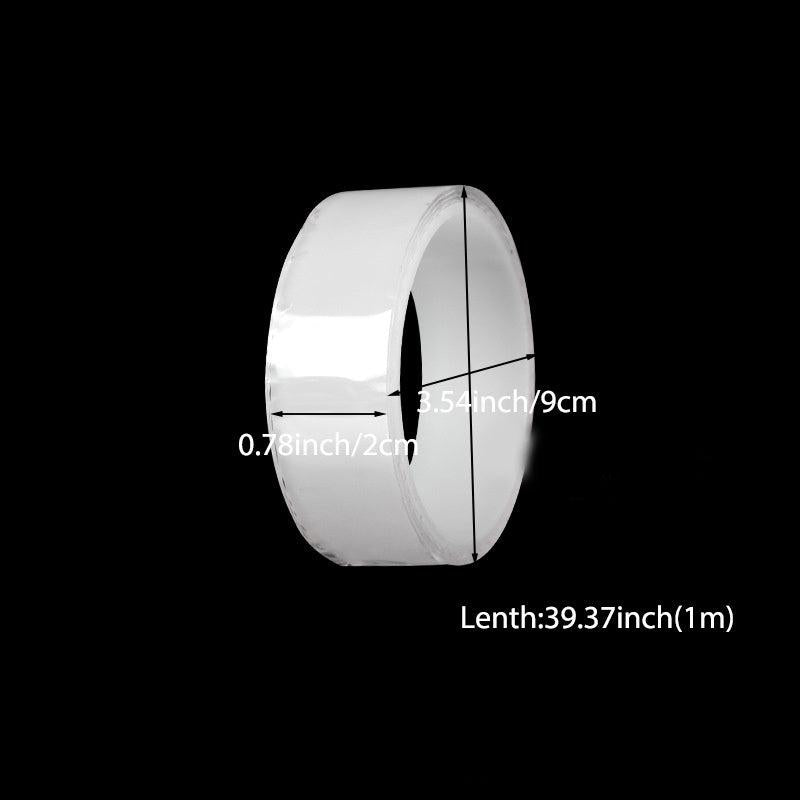 Transparent Nano Tape Washable Reusable Double Sided Adhesive