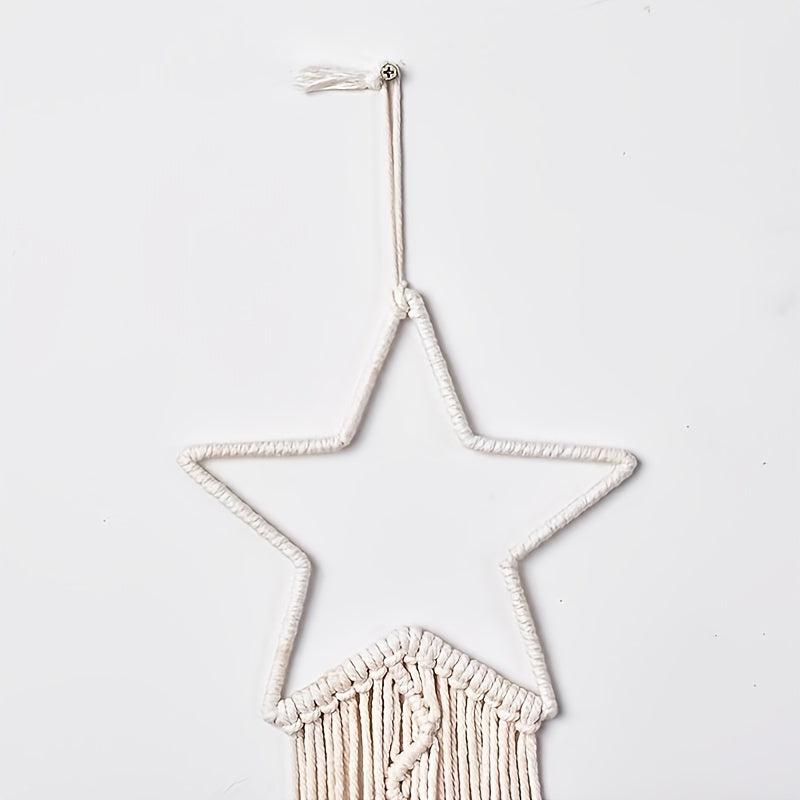 Bohemian Thread Weaving Stars Dream Catcher for Home Decor