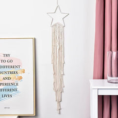 Bohemian Thread Weaving Stars Dream Catcher for Home Decor