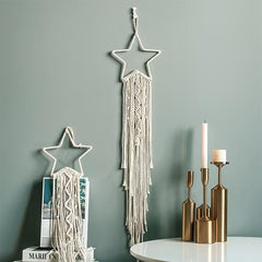 Bohemian Thread Weaving Stars Dream Catcher for Home Decor
