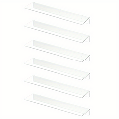 Acrylic Floating Shelves 35 05cm Invisible Wall Ledge Display Nursery