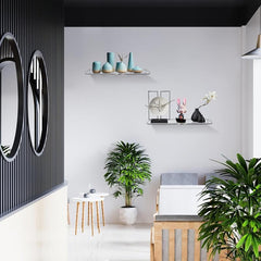 Acrylic Floating Shelves 35 05cm Invisible Wall Ledge Display Nursery