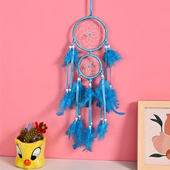 Feather Dream Catcher Wall Decor Craft Gift For Bedroom