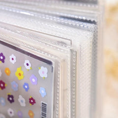 Nail Sticker Album Storage Holder Double-sided Use Nail Art Display Book