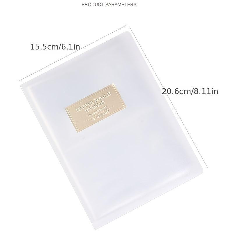 Nail Sticker Album Storage Holder Double-sided Use Nail Art Display Book