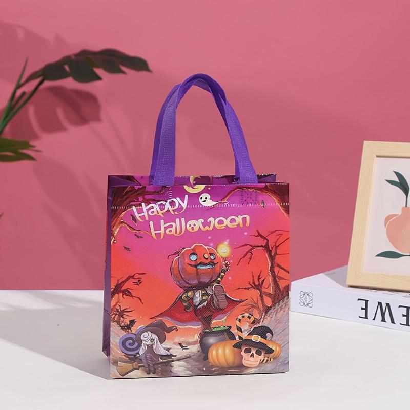 Halloween Treat Bags Nonwoven Party Favor Tote Bags