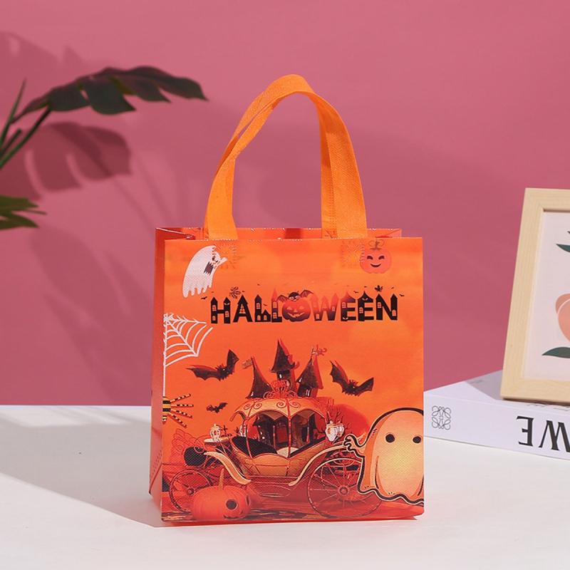 Halloween Treat Bags Nonwoven Party Favor Tote Bags