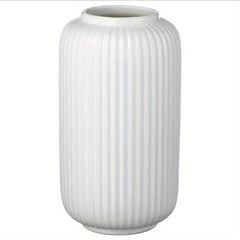 Striped Ceramic Vase Modern Decor Home Accent