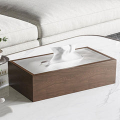 Wood Tissue Box for Home Essential Tissue Storage - Decorative Napkin Dispenser