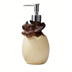 3D Dinosaur Soap Dispenser Hand Sanitizer Pump Bathroom Countertop Refillable