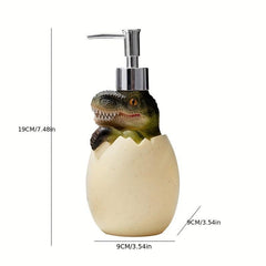3D Dinosaur Soap Dispenser Hand Sanitizer Pump Bathroom Countertop Refillable