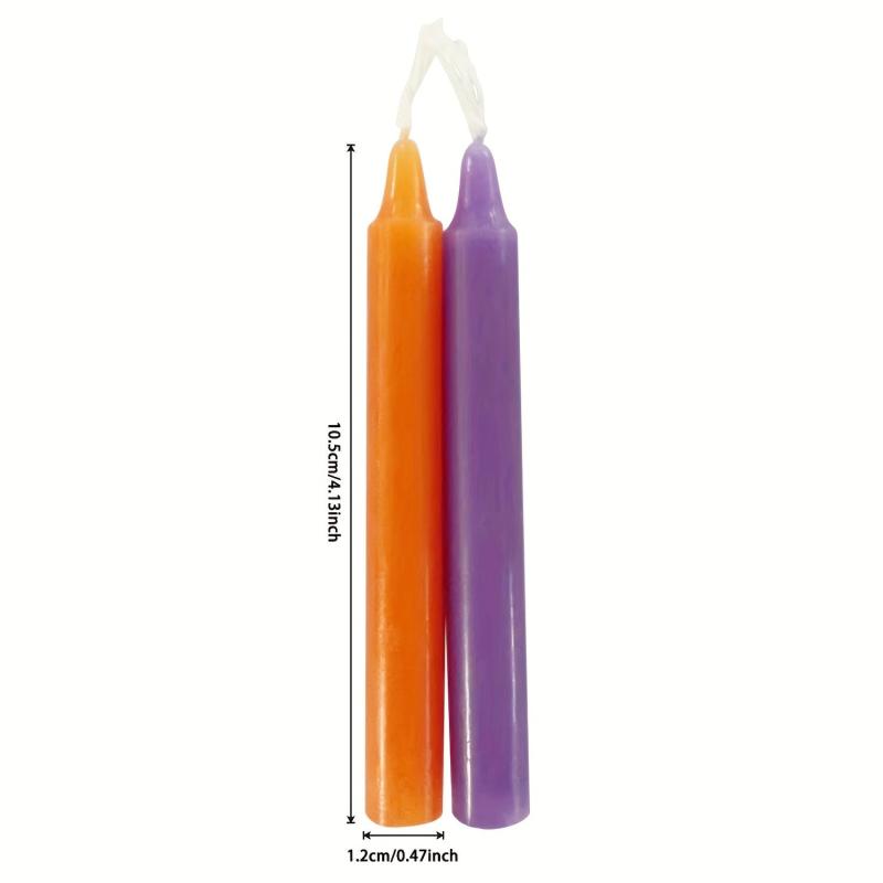 100pcs Colorful Mini Taper Candles for Rituals Spells Wax Play