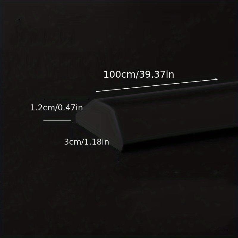 1M Bathroom Splash Guard Water Stopper Shower Threshold Dam