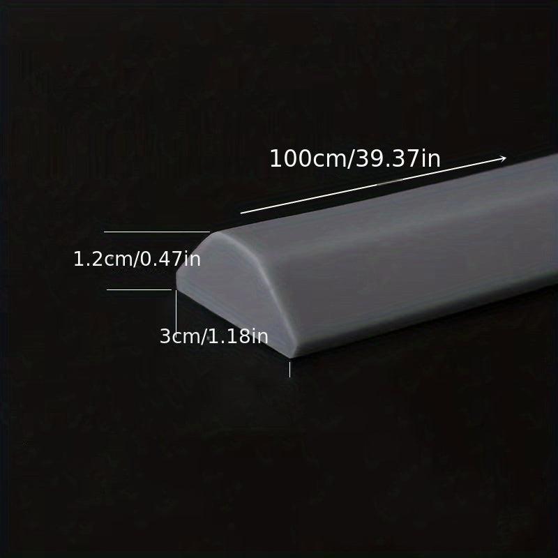 1M Bathroom Splash Guard Water Stopper Shower Threshold Dam