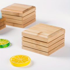 Bamboo Soap Storage Box with Lid, Durable Soap Holder