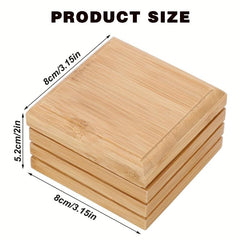 Bamboo Soap Storage Box with Lid, Durable Soap Holder
