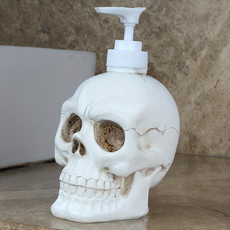 Creative Skull Hand Sanitizer Bottle for Bathroom and Countertop