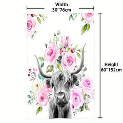 Highland Cattle Beach Towel Thin Quick Dry & Absorbent Oversized