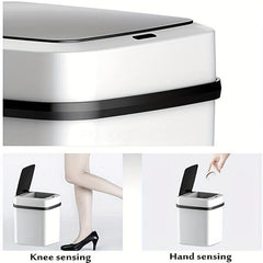 Intelligent Induction Trash Can with USB Charging Cable