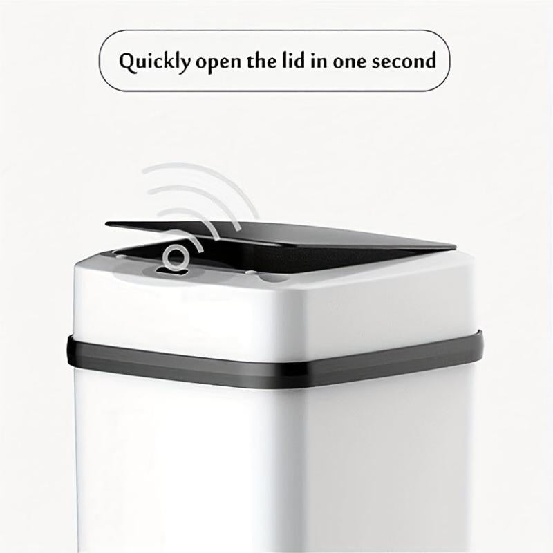 Intelligent Induction Trash Can with USB Charging Cable