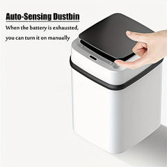 Intelligent Induction Trash Can with USB Charging Cable