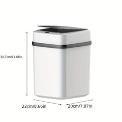 Intelligent Induction Trash Can with USB Charging Cable