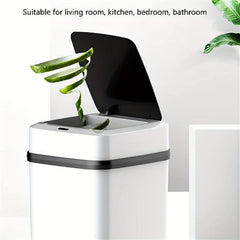 Intelligent Induction Trash Can with USB Charging Cable