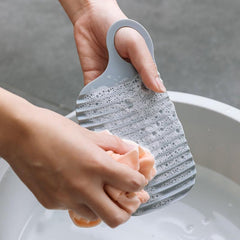 Lazy Washboard Portable Mini Washboard for Washing Socks & Underwear