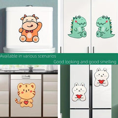 Cartoon Fragrant Sticker Felt Self Adhesive Wall Sticker Bathroom Decor