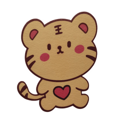 Cartoon Fragrant Sticker Felt Self Adhesive Wall Sticker Bathroom Decor