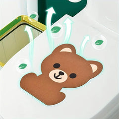 Cartoon Fragrant Sticker Felt Self Adhesive Wall Sticker Bathroom Decor