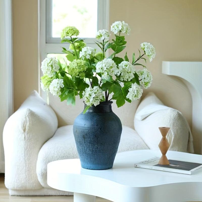 Artificial Hydrangeas for Weddings & Home Decor - Long Lasting Faux Flowers